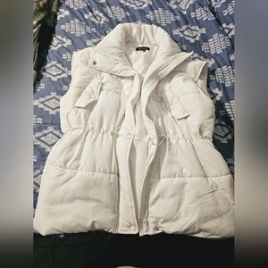 White Puffer Vest